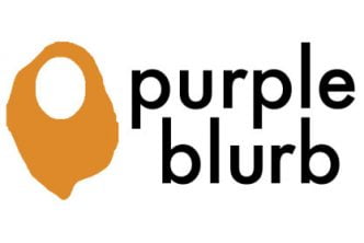 Purple Blurb logo