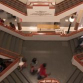 MIT Student Center stairways