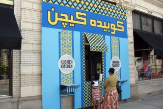 Storefront of Conflict Kitchen