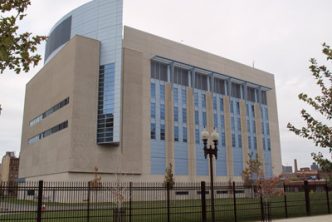 Exterior photo of the National Infectious and Emerging Disease Laboratories