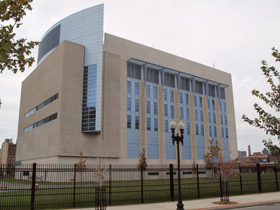 Exterior photo of the National Infectious and Emerging Disease Laboratories