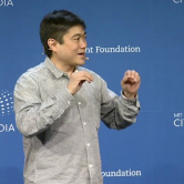 Joi Ito speaking at Civic Media conference