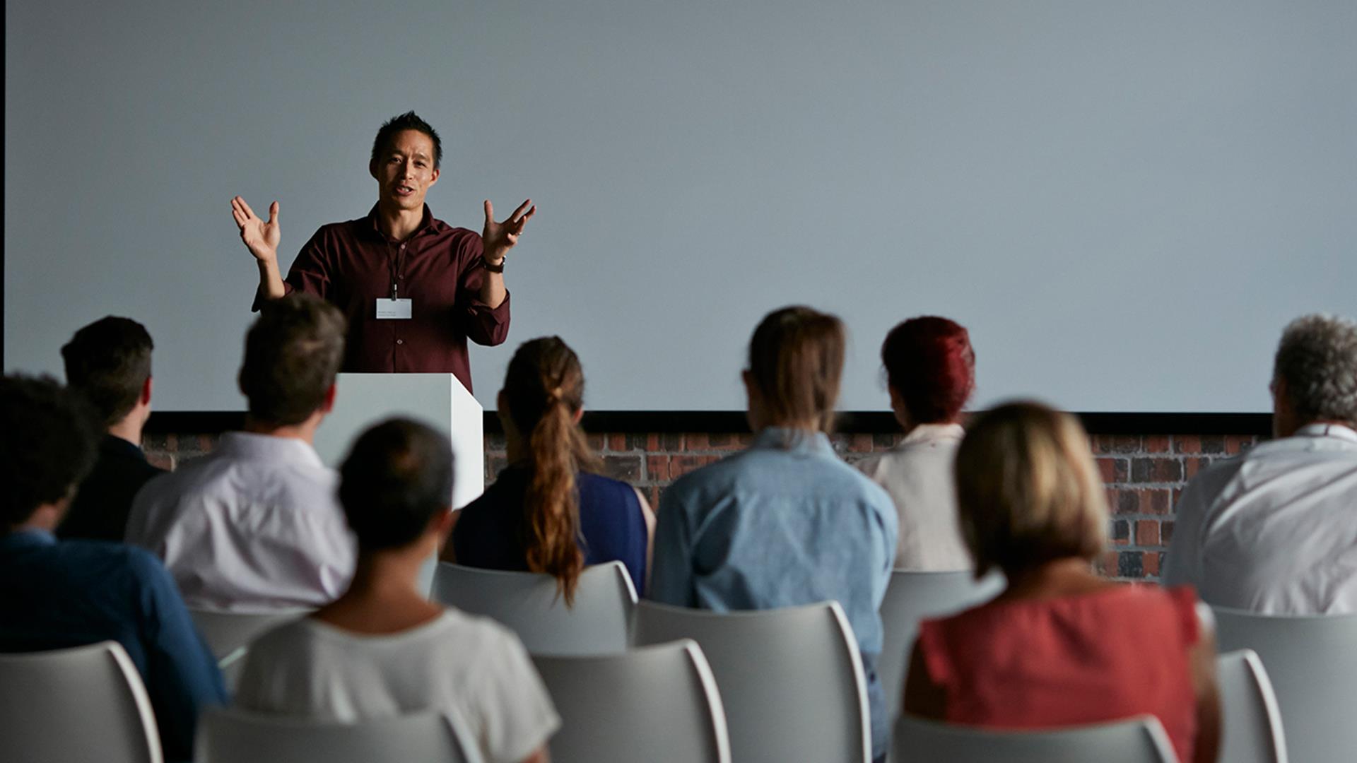 Public speaking photo