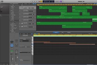 Logic Pro screen capture from WolframTones project