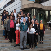 Group photo of current and past students and faculty