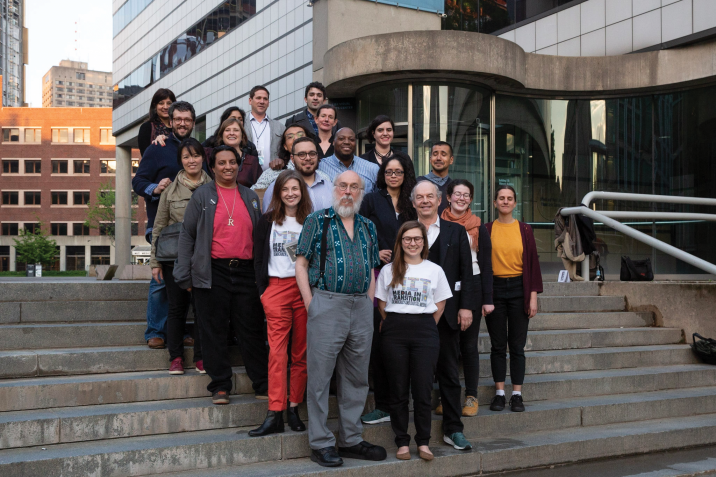 Group photo of current and past students and faculty