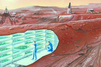 Concept Mars colony