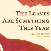 Book cover of The Leaves Are Something This Year